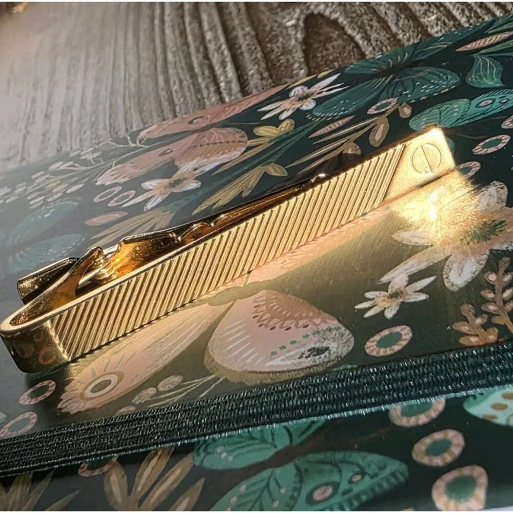 Dunhill Vintage Gold Plated Tie Bar Clips BUNDLE OF 3